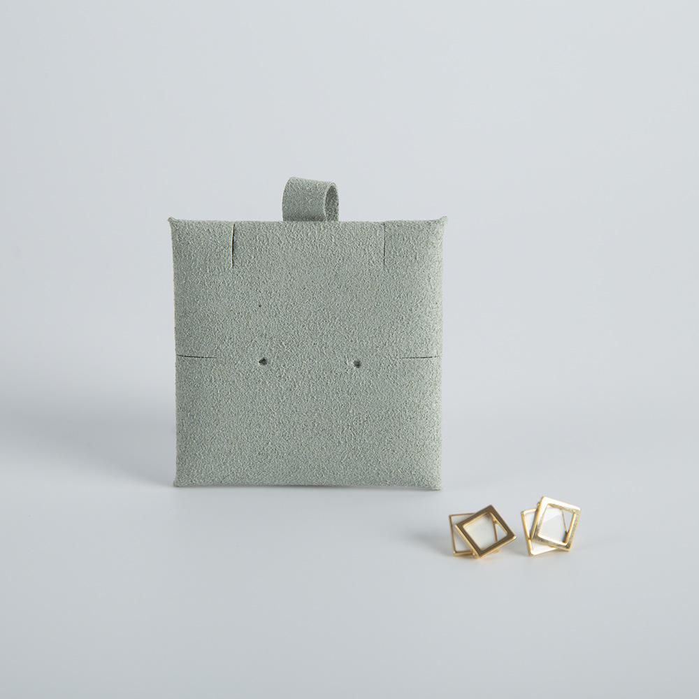 SSeesy Minimalist Double-sided Microfiber Pouches Square Card Necklaces Earrings Jewelry Inner Trays-copy-6ab0dab3092ea